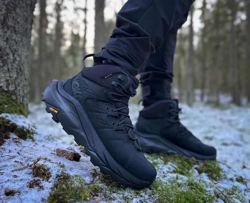Hoka M KAHA 2 GTX Black  /  Black (HOKA er litt liten – ta en størrelse opp.)