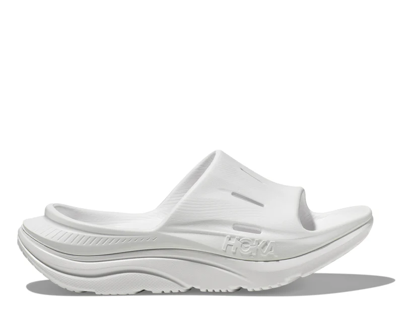 Hoka U ORA RECOVERY SLIDE 3 White / White (HOKA er litt liten – ta en størrelse opp.)