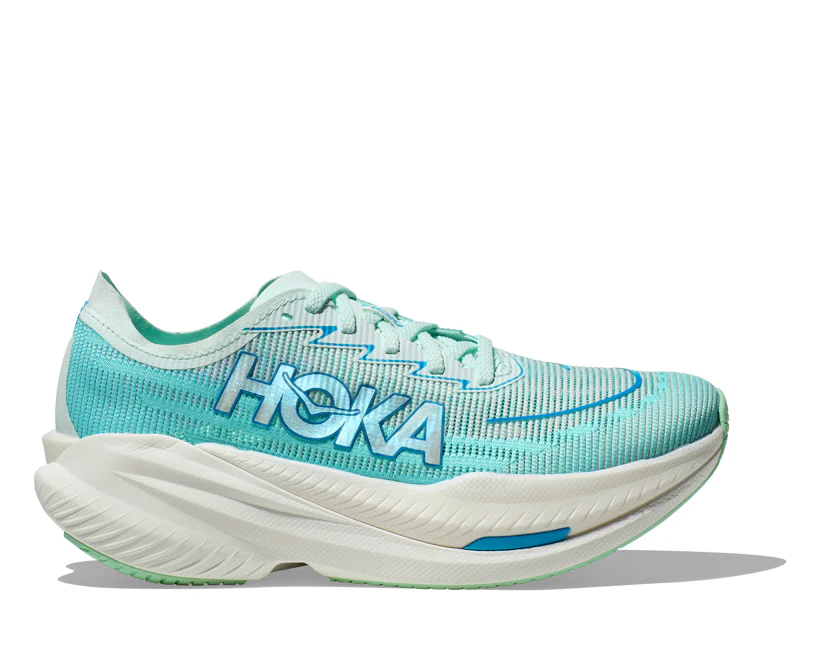 Hoka W MACH X 2 Snow Melt / Blue Spark (HOKA er litt liten – ta en størrelse opp.)