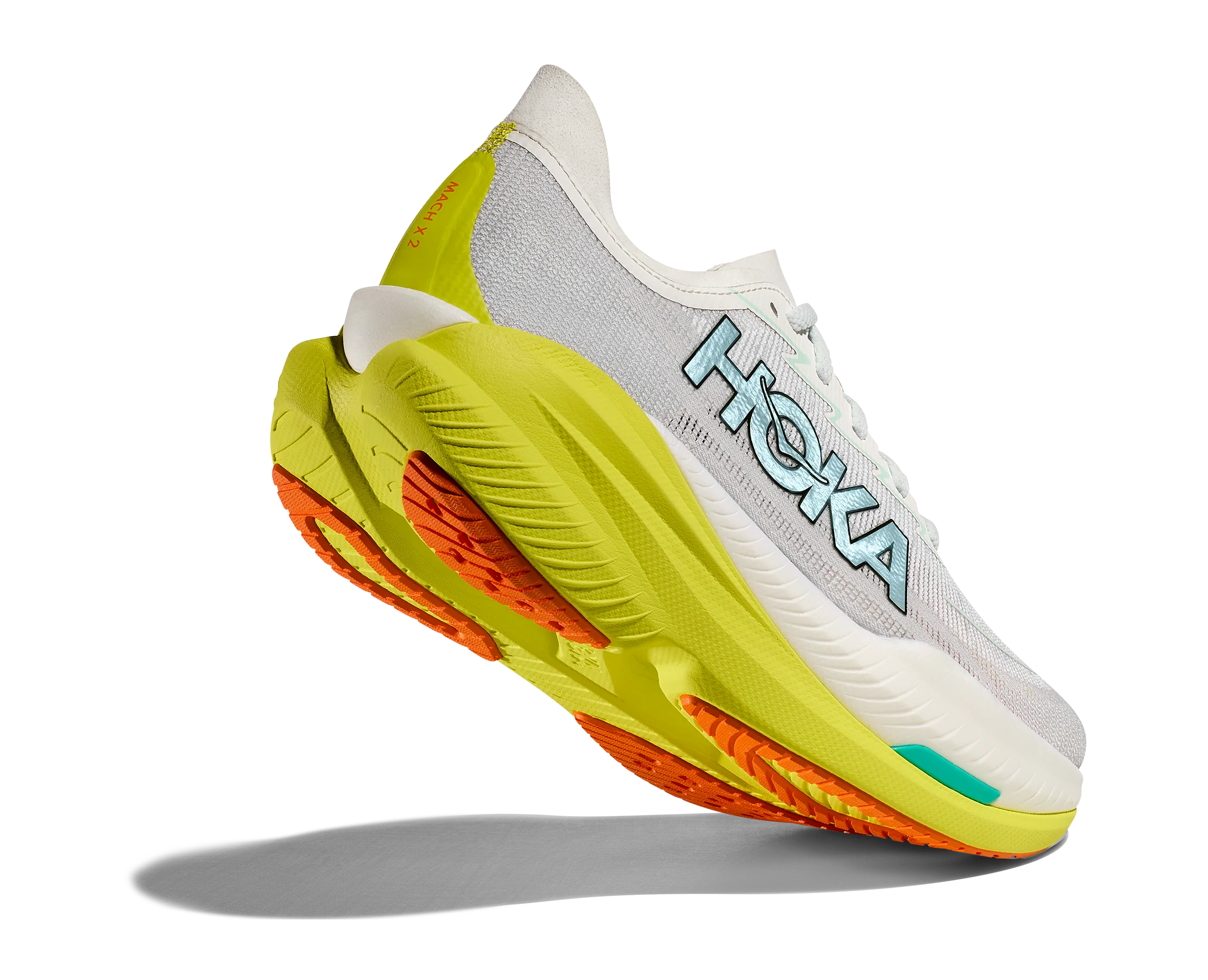 Hoka M MACH X 2 Frost / Citrus (HOKA er litt liten – ta en størrelse opp.)