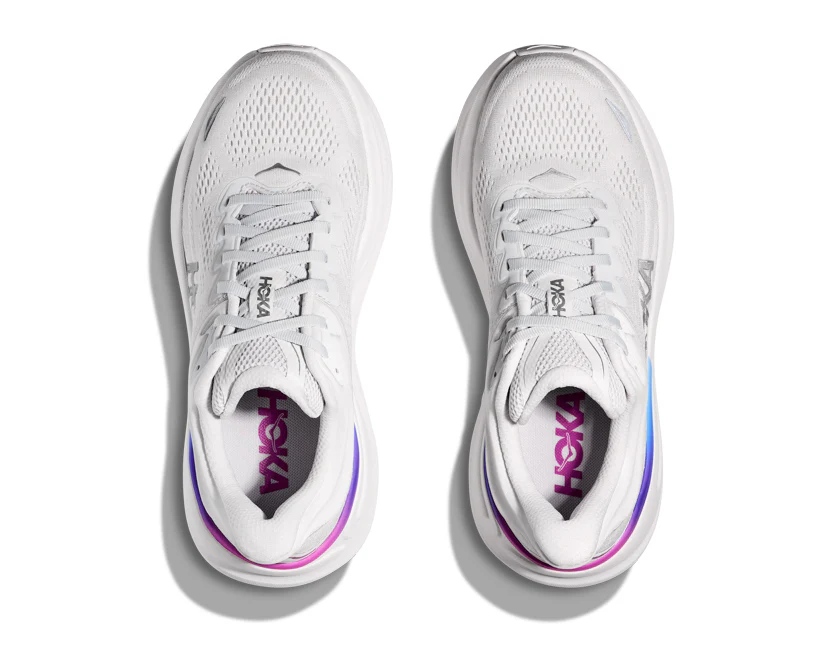 Hoka W BONDI 9 Cosmic Grey / White (HOKA er litt liten – ta en størrelse opp.)