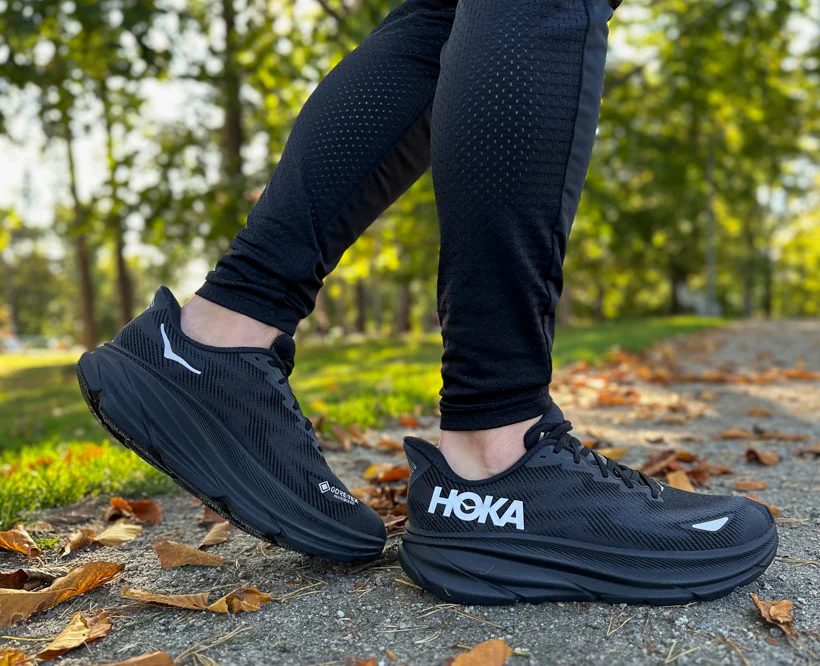 Hoka M CLIFTON 9 GTX Black / Black (HOKA er litt liten – ta en størrelse opp.)