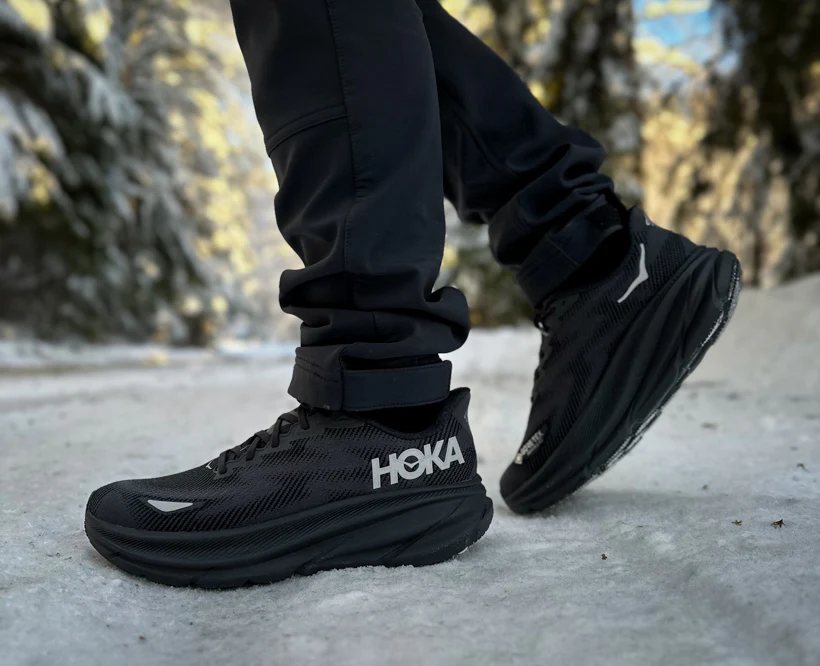 Hoka M CLIFTON 9 GTX Black / Black (HOKA er litt liten – ta en størrelse opp.)