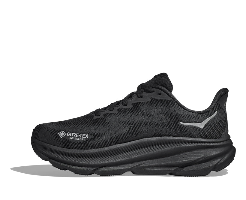 Hoka W CLIFTON 9 GTX Black / Black (HOKA er litt liten – ta en størrelse opp.)