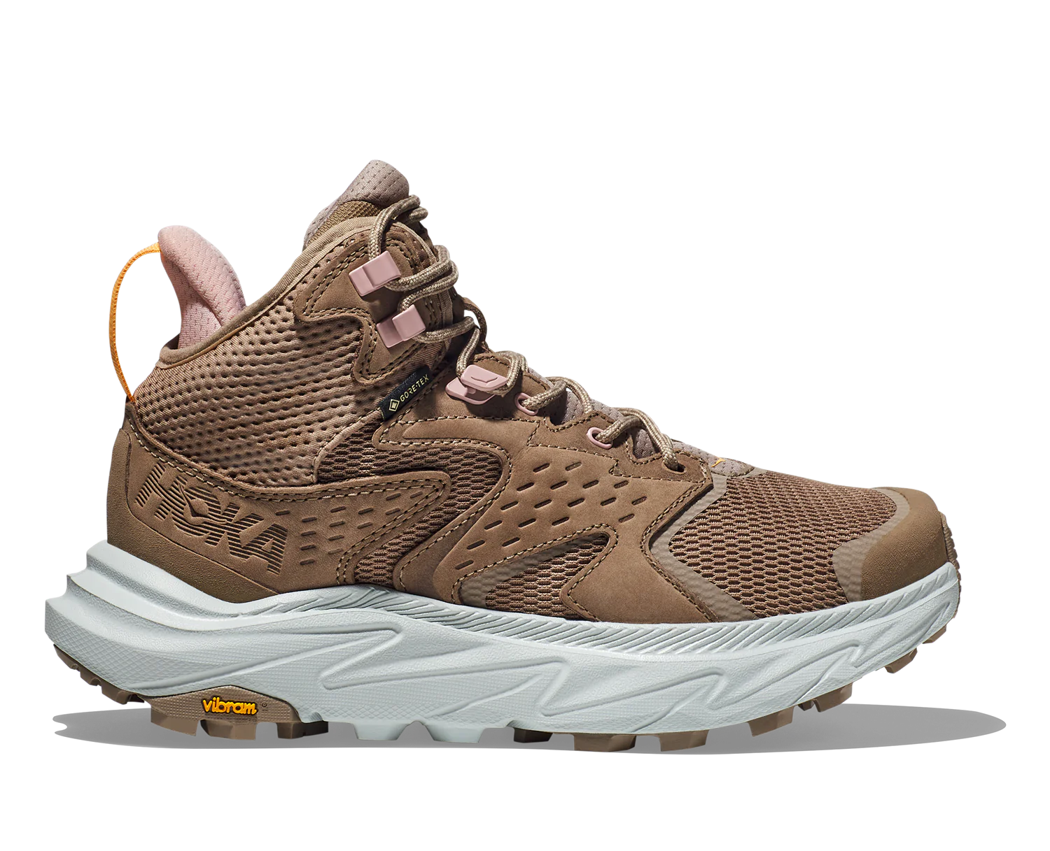 Hoka W ANACAPA 2 MID GTX WIDE Dune / Ice Flow (HOKA er litt liten – ta en størrelse opp.)