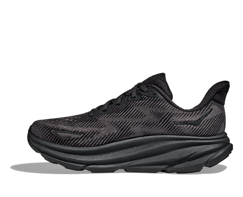 Hoka M CLIFTON 9 Black / Black (HOKA er litt liten – ta en størrelse opp.)