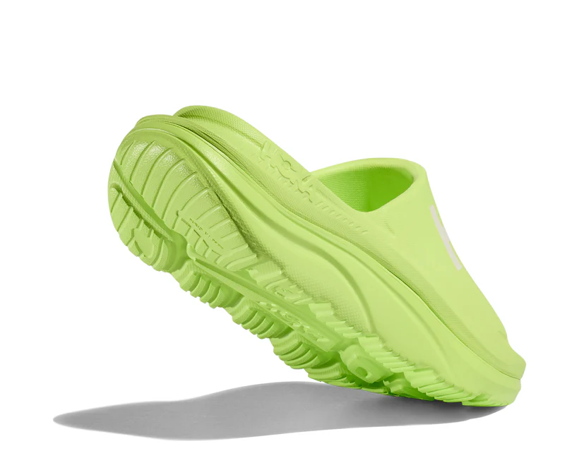 Hoka U ORA ATHLETIC SLIDE Lettuce / White (HOKA er litt liten – ta en størrelse opp.)