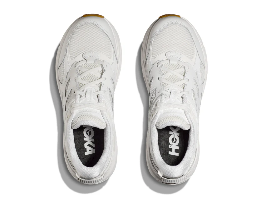 Hoka U CLIFTON L White / White (HOKA er litt liten – ta en størrelse opp.)