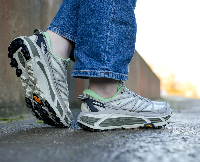 Hoka U MAFATE SPEED 2 Putty / Eucalyptus (HOKA er litt liten – ta en størrelse opp.)