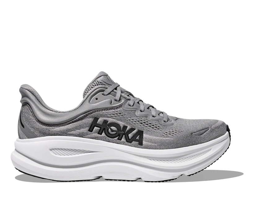 Hoka M BONDI 9 Galactic Grey / Stellar Grey (HOKA er litt liten – ta en størrelse opp.)