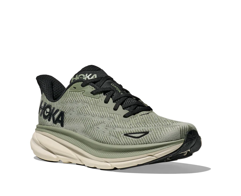 Hoka M CLIFTON 9 Sea Moss / Forest Lichen (HOKA er litt liten – ta en størrelse opp.)