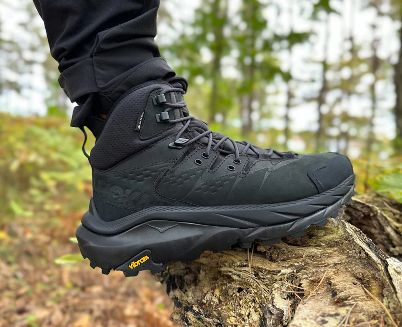Hoka M KAHA 2 GTX Black  /  Black (HOKA er litt liten – ta en størrelse opp.)