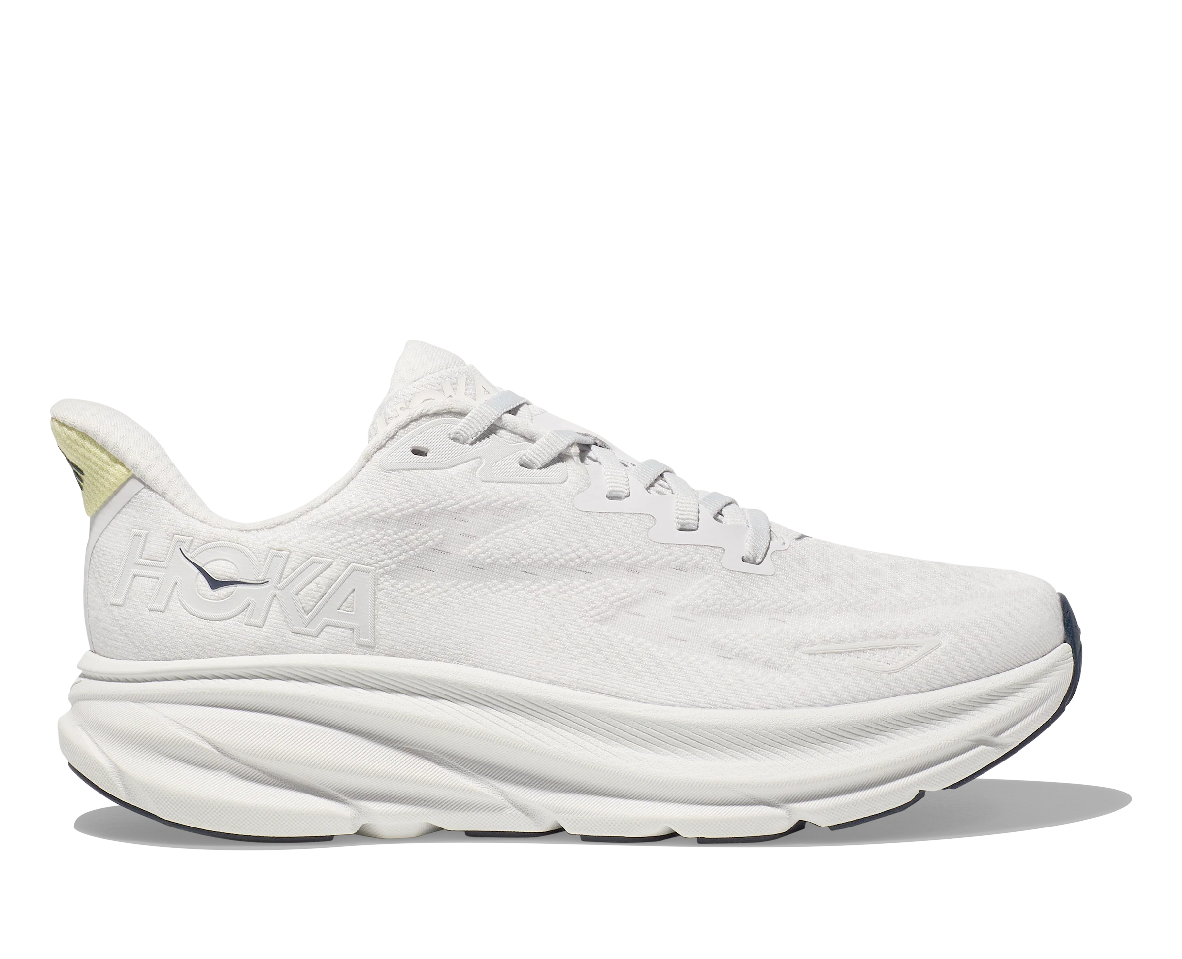 Hoka W CLIFTON 9 Cosmic Grey / White (HOKA er litt liten – ta en størrelse opp.)