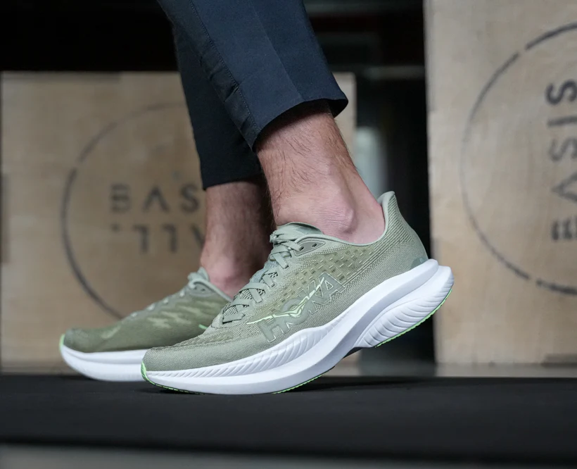 Hoka M MACH 6 Forest Lichen / Tart Apple (HOKA er litt liten – ta en størrelse opp.)