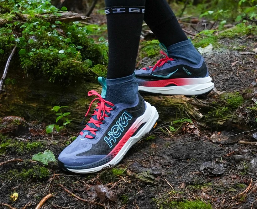 Hoka W TECTON X 3 Stormy Skies / Cerise (HOKA er litt liten – ta en størrelse opp.)