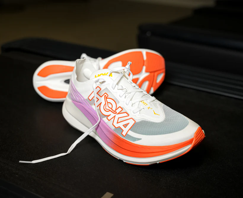 Hoka U ROCKET X 2 Frost / Lava (HOKA er litt liten – ta en størrelse opp.)