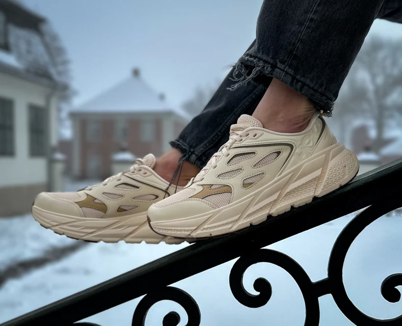 Hoka U CLIFTON L Vanilla / Wheat (HOKA er litt liten – ta en størrelse opp.)