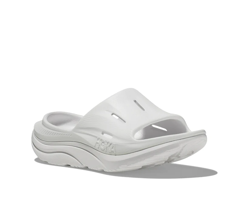 Hoka U ORA RECOVERY SLIDE 3 White / White (HOKA er litt liten – ta en størrelse opp.)