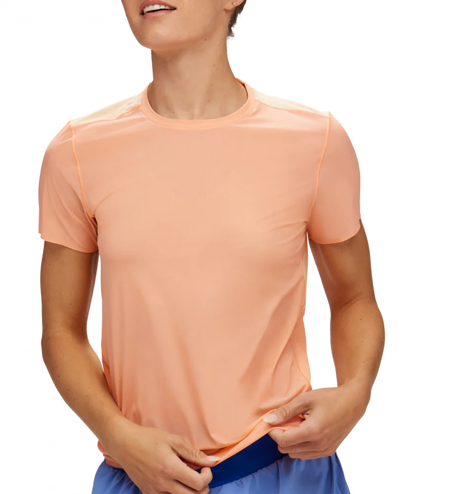 Hoka W AIROLITE RUN SHORT SLEEVE Papaya (HOKA er litt liten – ta en størrelse opp.)