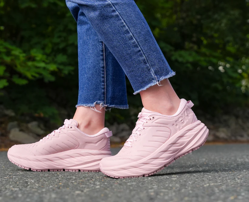 BONDI 8 Sharkskin/Harbor Mist (HOKA er litt liten – ta en størrelse opp.)