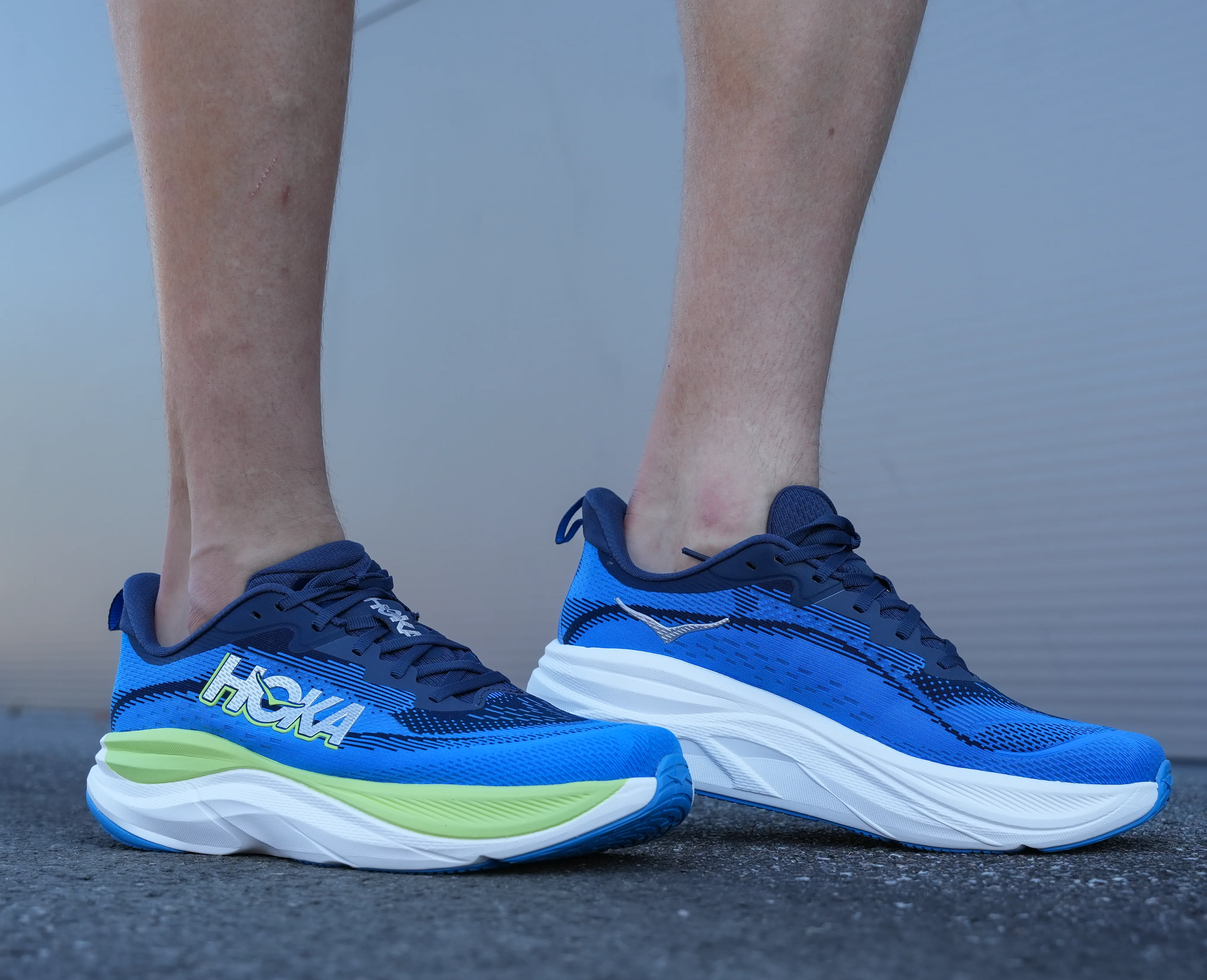 Hoka M SKYFLOW Varsity Navy / Electric Cobalt (HOKA er litt liten – ta en størrelse opp.)