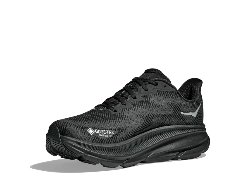 Hoka W CLIFTON 9 GTX Black / Black (HOKA er litt liten – ta en størrelse opp.)