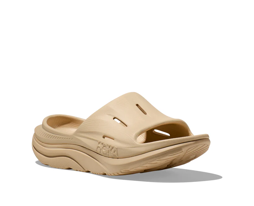 Hoka U ORA RECOVERY SLIDE 3 Shifting Sand / Shifting Sand (HOKA er litt liten – ta en størrelse opp.)