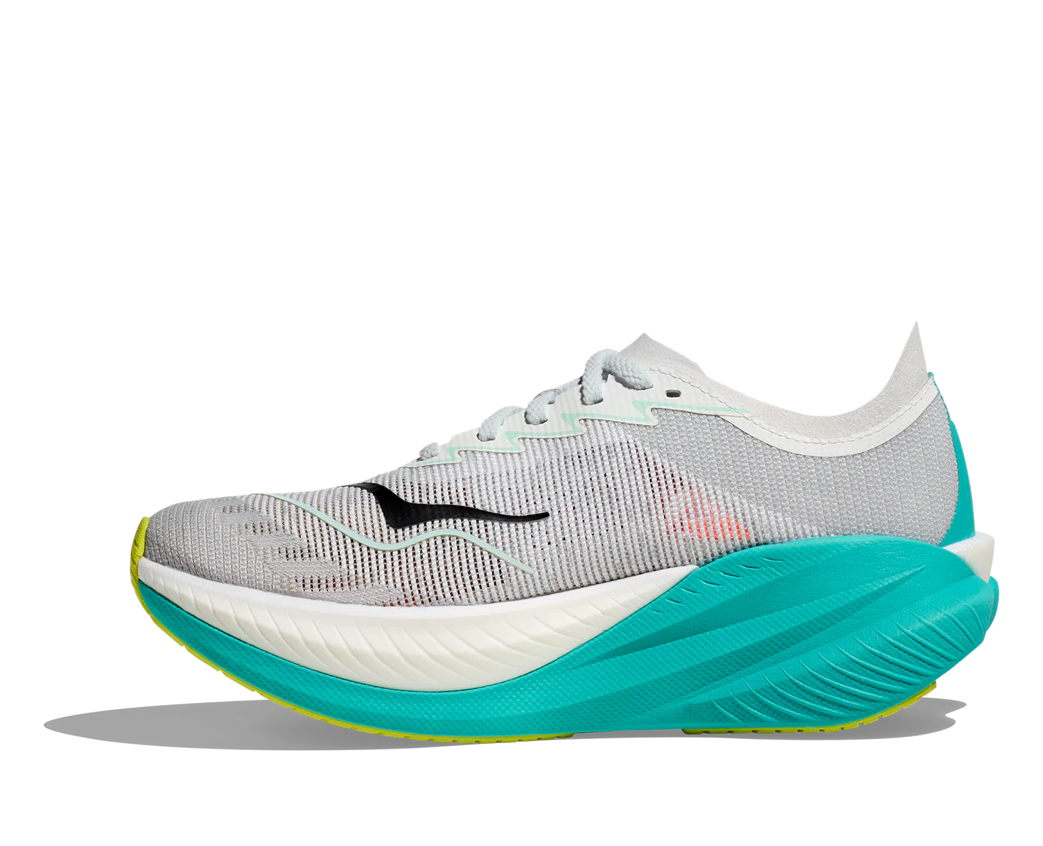 Hoka W MACH X 2 Frost / Electric Aqua (HOKA er litt liten – ta en størrelse opp.)