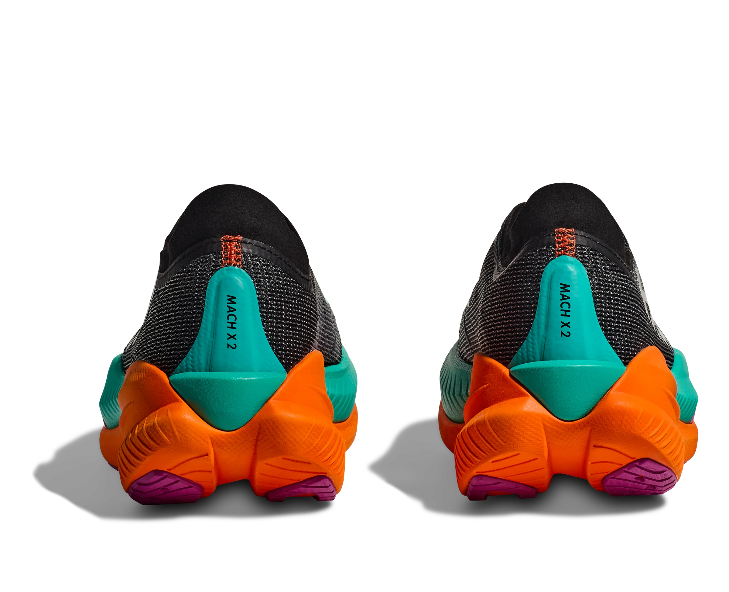 Hoka W MACH X 2 Black / Electric Aqua (HOKA er litt liten – ta en størrelse opp.)