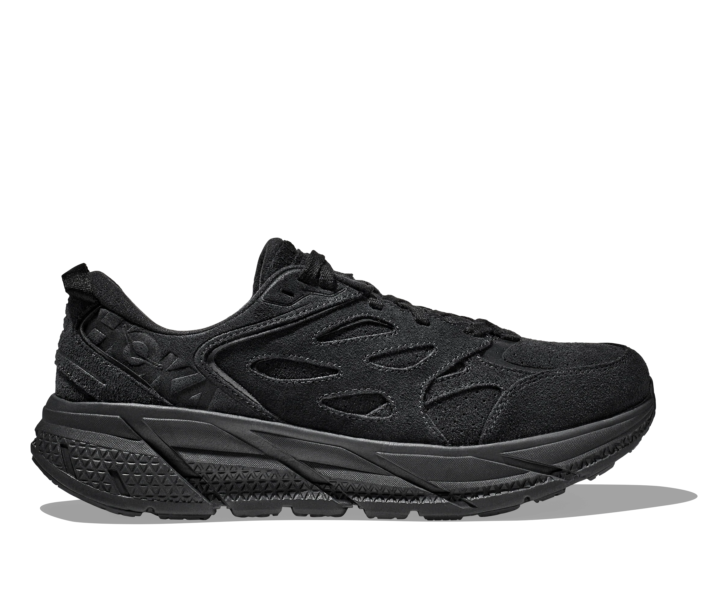 Hoka U CLIFTON L SUEDE Black / Black (HOKA er litt liten – ta en størrelse opp.)