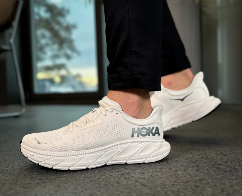 Hoka M ARAHI 7 Blanc De Blanc / Steel Wool (HOKA er litt liten – ta en størrelse opp.)