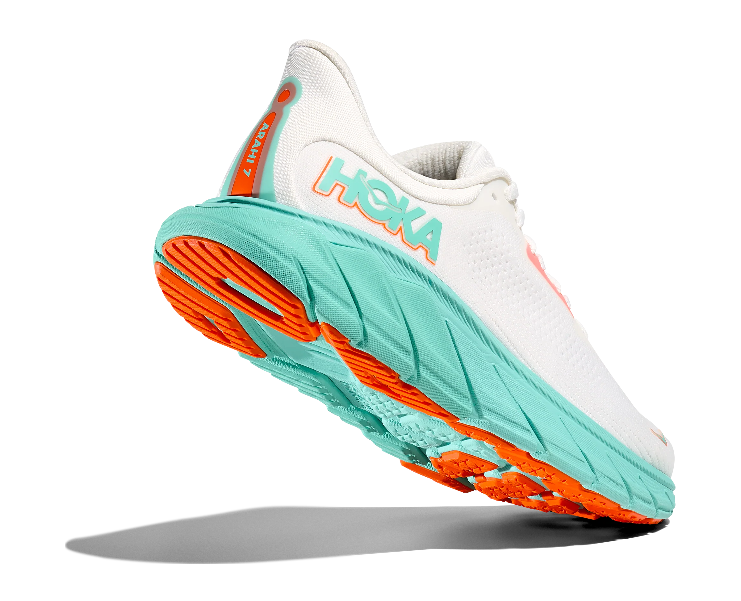 Hoka W ARAHI 7 Frost / Aqua Glow (HOKA er litt liten – ta en størrelse opp.)