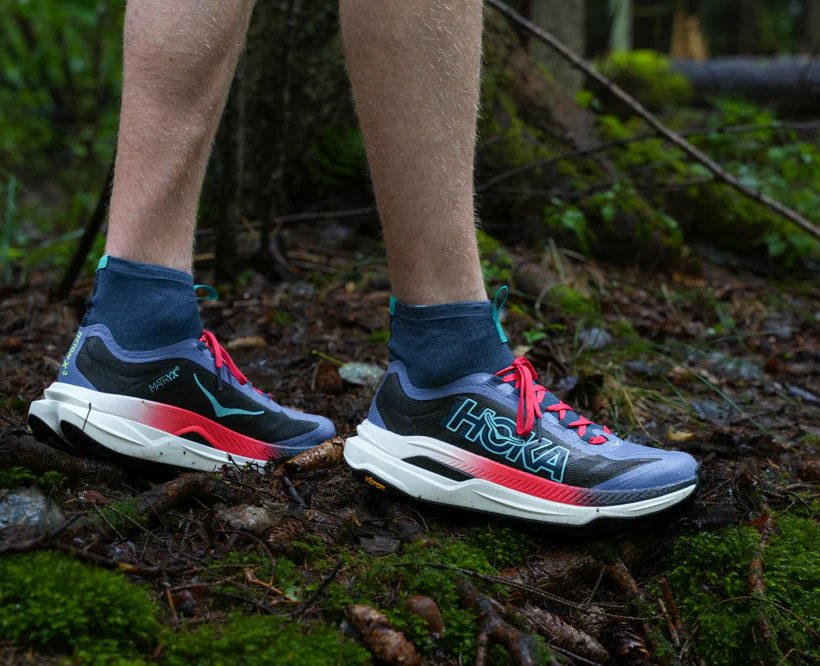 Hoka M TECTON X 3 Stormy Skies / Cerise (HOKA er litt liten – ta en størrelse opp.)