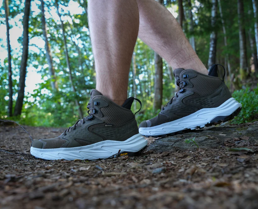 Hoka M ANACAPA 2 MID GTX Deep Umber / Stardust (HOKA er litt liten – ta en størrelse opp.)