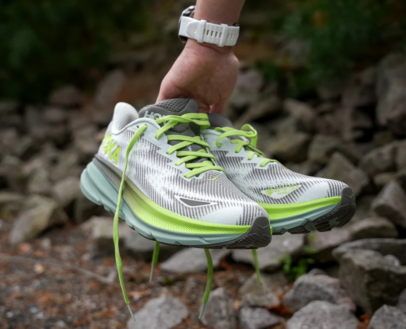 Hoka M CLIFTON 9 GTX Slate / Aloe Vera (HOKA er litt liten – ta en størrelse opp.)