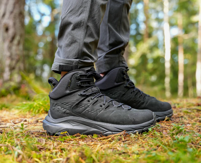 Hoka M KAHA 2 GTX Black  /  Black (HOKA er litt liten – ta en størrelse opp.)