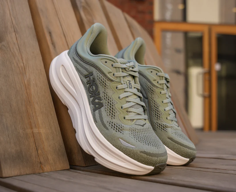 Hoka M BONDI 9 Sea Moss / Eucalyptus (HOKA er litt liten – ta en størrelse opp.)
