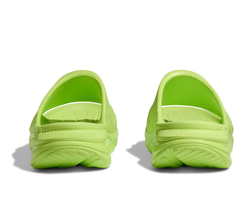 Hoka U ORA ATHLETIC SLIDE Lettuce / White (HOKA er litt liten – ta en størrelse opp.)