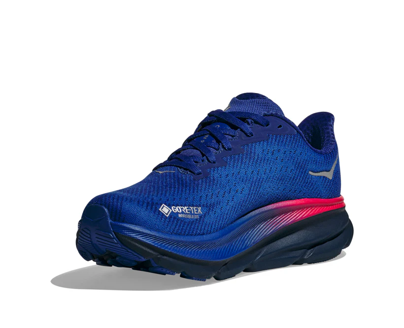 Hoka W CLIFTON 9 GTX Dazzling Blue / Evening Sky (HOKA er litt liten – ta en størrelse opp.)