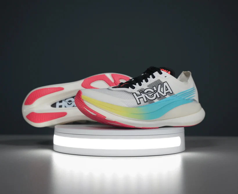 Hoka U ROCKET X 2 Yuzu / Cielo Blue (HOKA er litt liten – ta en størrelse opp.)