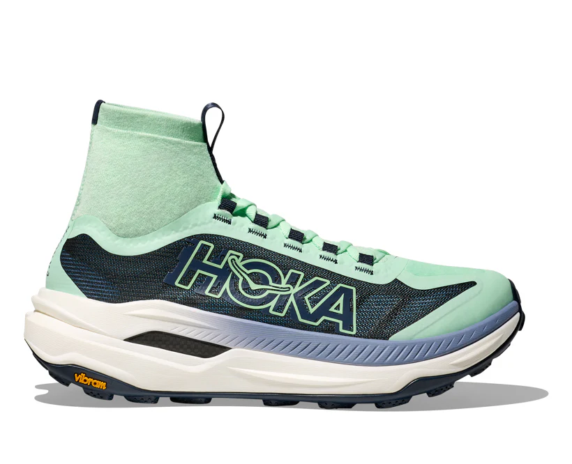 Hoka W TECTON X 3 Mint Fluorite / Varsity Navy (HOKA er litt liten – ta en størrelse opp.)