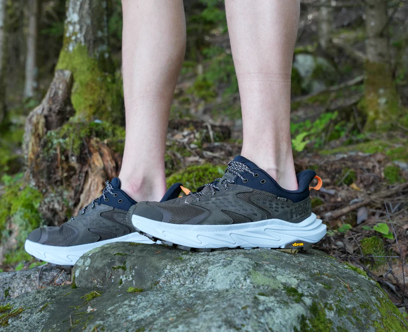 Hoka M ANACAPA 2 LOW GTX WIDE Deep Umber / Stardust (HOKA er litt liten – ta en størrelse opp.)