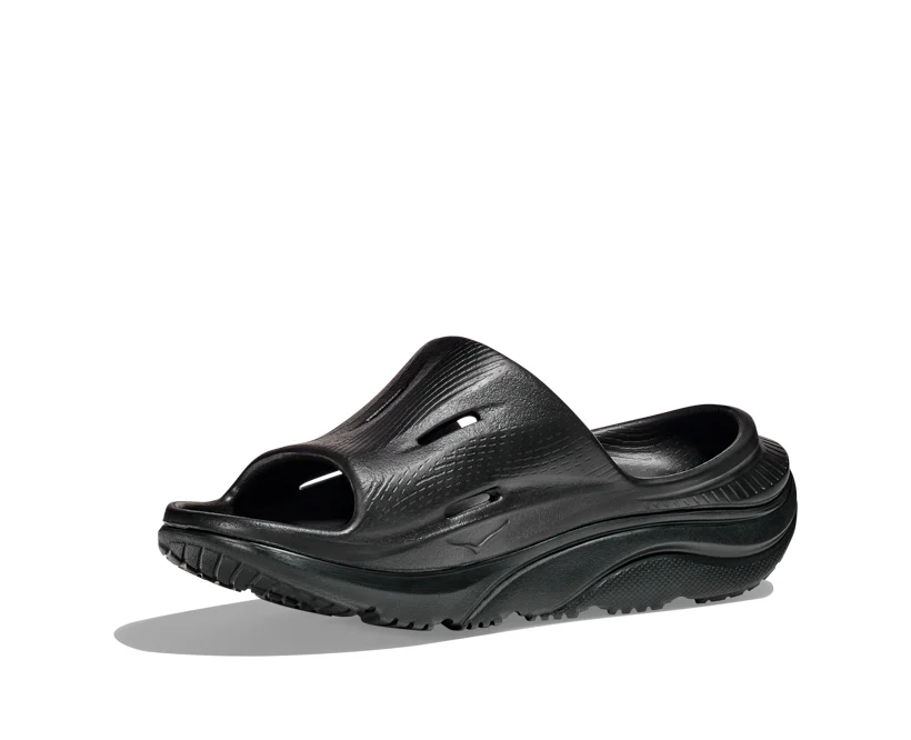 Hoka U ORA RECOVERY SLIDE 3 Black / Black (HOKA er litt liten – ta en størrelse opp.)