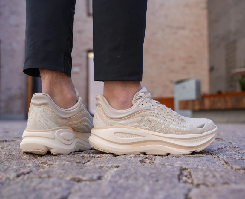 Hoka M BONDI 9 Oatmeal / Oat Milk (HOKA er litt liten – ta en størrelse opp.)
