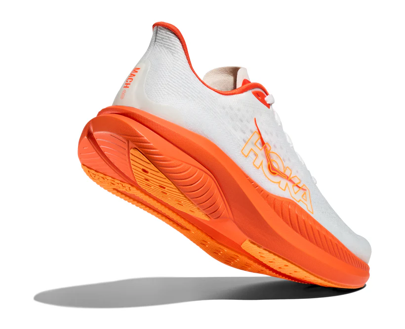 Hoka M MACH 6 Frost / Lava (HOKA er litt liten – ta en størrelse opp.)