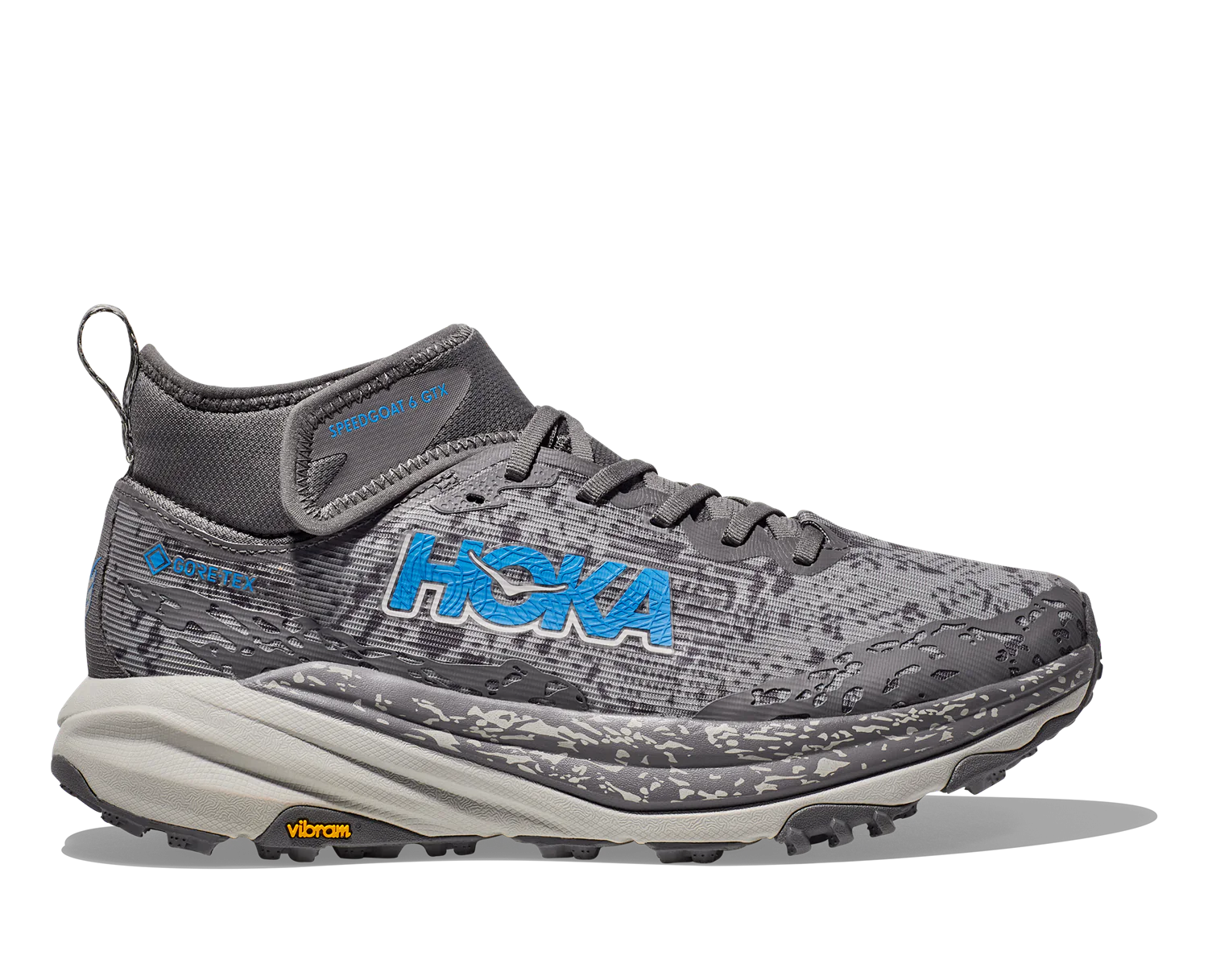 Hoka M SPEEDGOAT 6 MID GTX Satellite Grey / Stardust (HOKA er litt liten – ta en størrelse opp.)