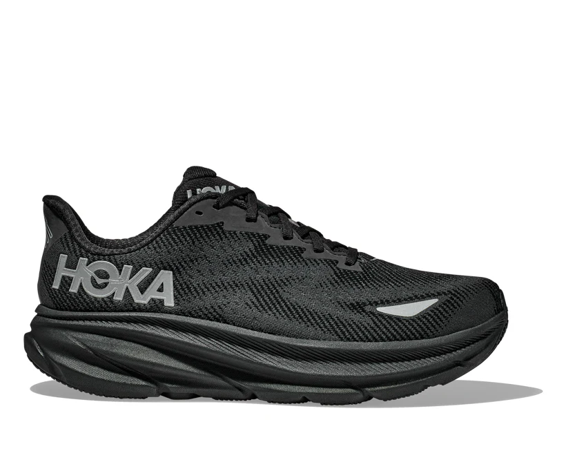 Hoka M CLIFTON 9 GTX Black / Black (HOKA er litt liten – ta en størrelse opp.)
