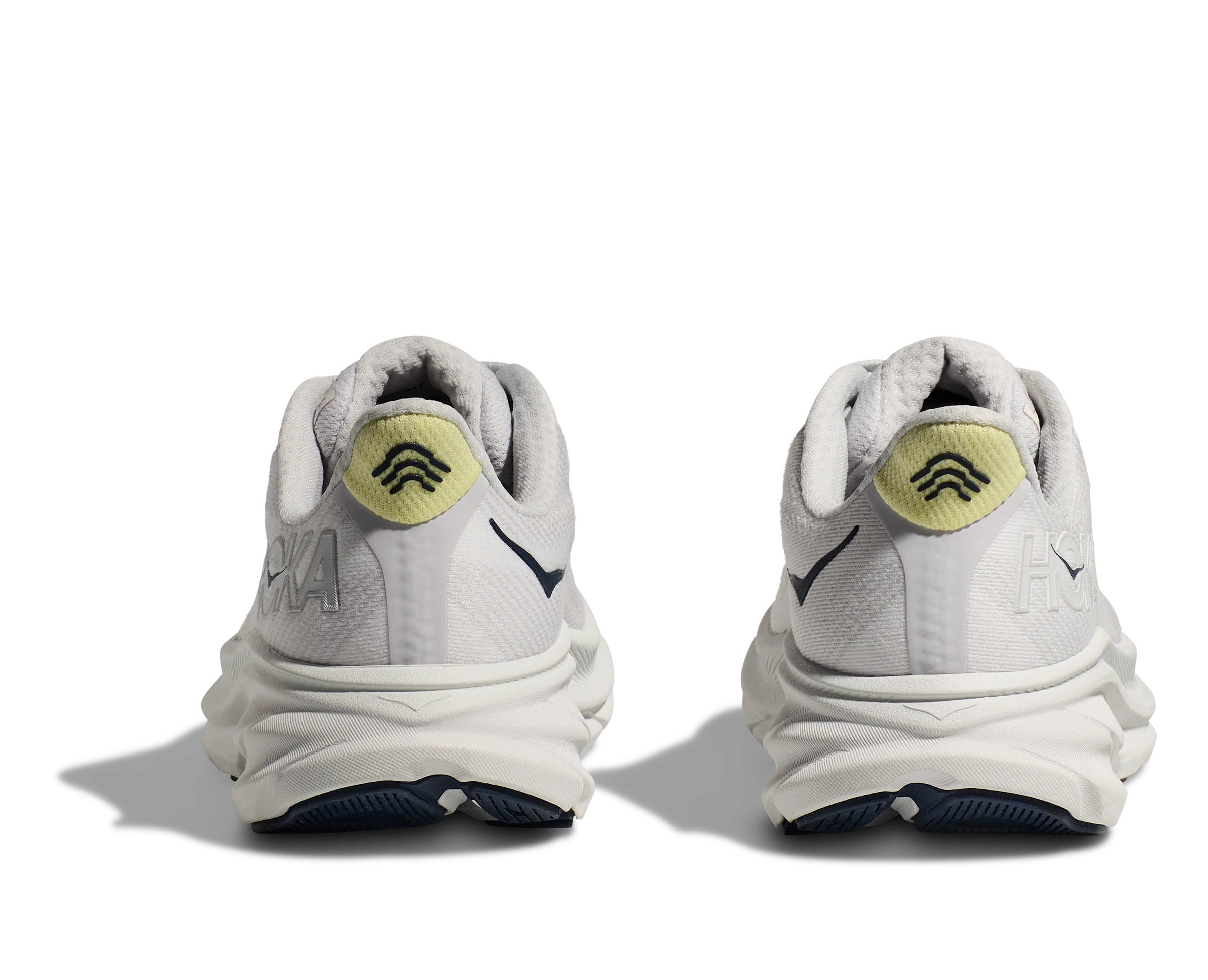 Hoka W CLIFTON 9 Cosmic Grey / White (HOKA er litt liten – ta en størrelse opp.)