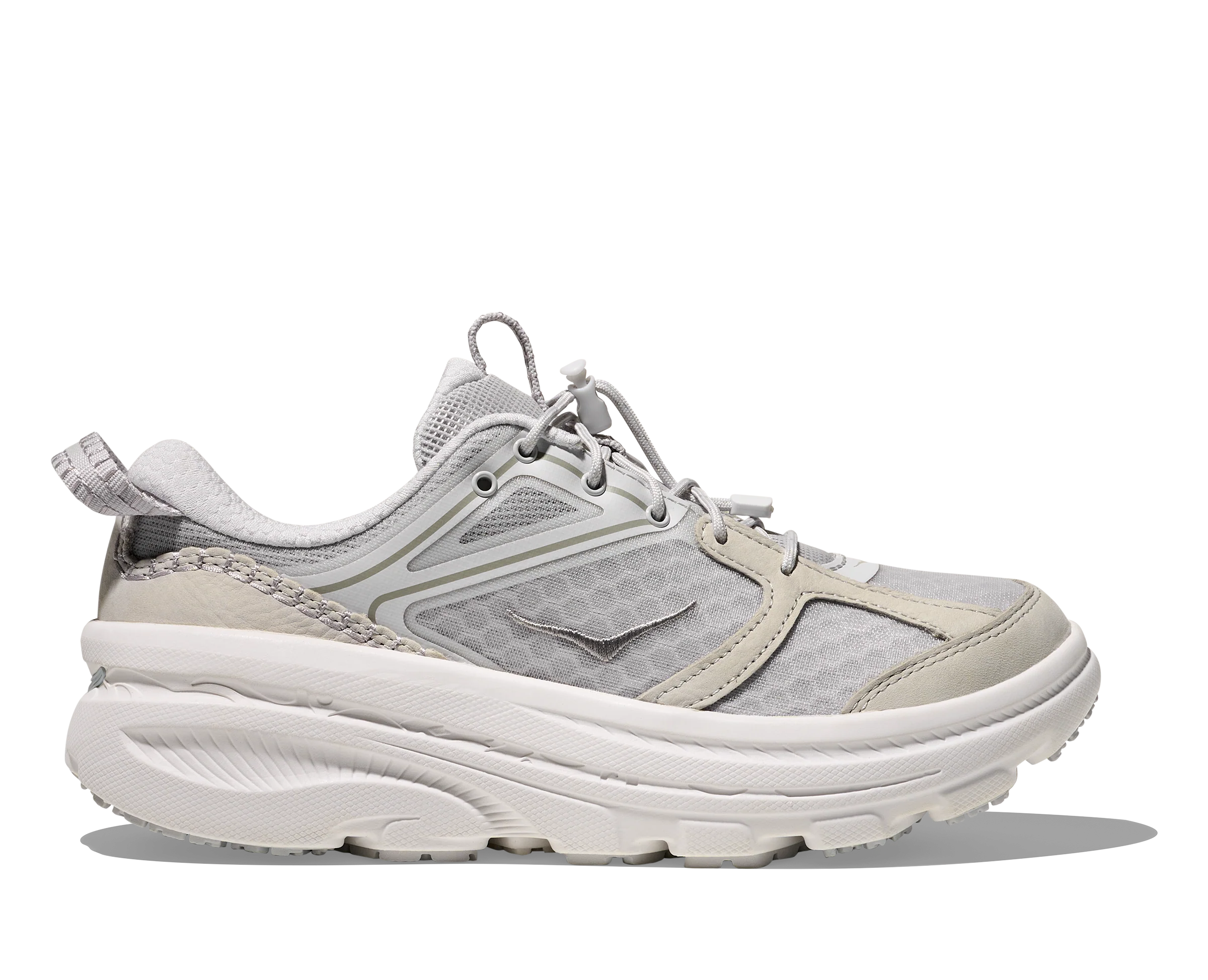 Hoka U BONDI B3 LS Cosmic Grey / White (HOKA er litt liten – ta en størrelse opp.)
