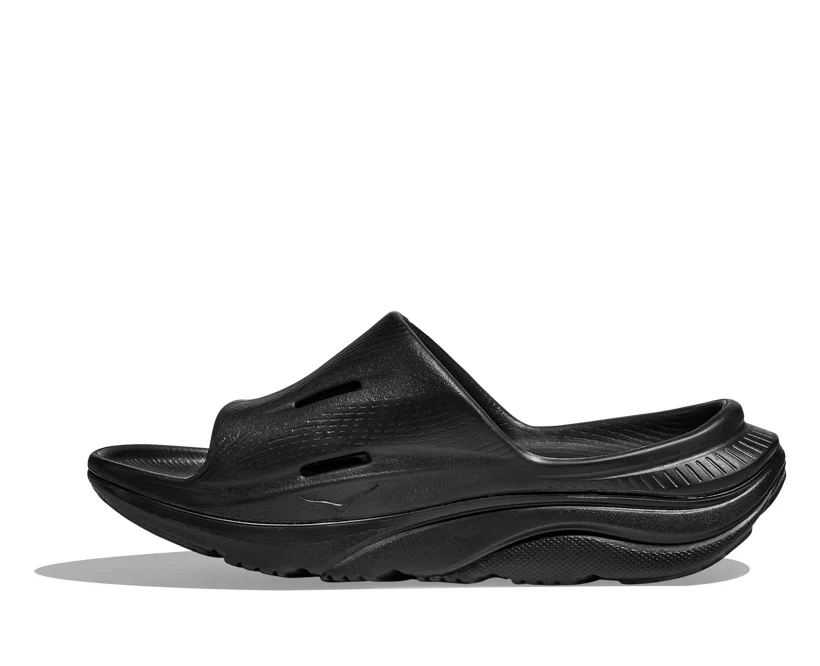 Hoka U ORA RECOVERY SLIDE 3 Black / Black (HOKA er litt liten – ta en størrelse opp.)